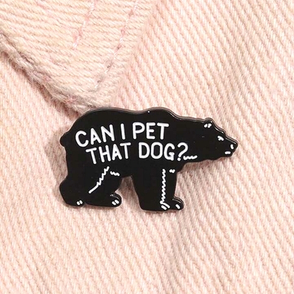 NEW‼️Pin - Can I Pet That Dog? - Picture 1 of 5